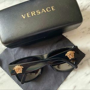 Authentic; Original Black & Gold Versace Shades